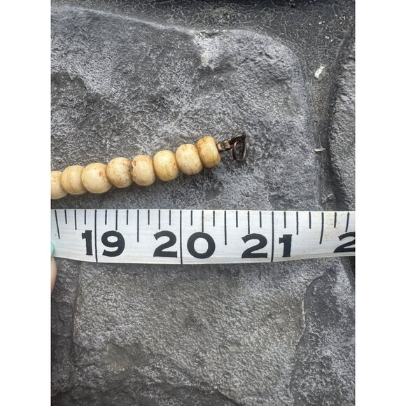 Vintage Chunky Yellow & Orange Beaded Necklace With Adjustable Chain - Picture 6 of 6